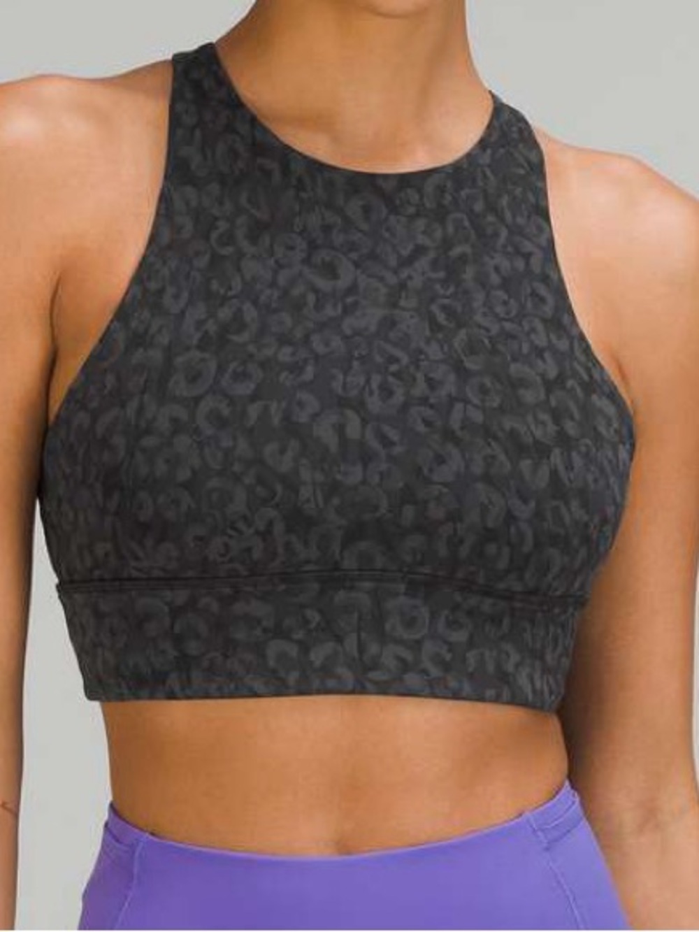 Lululemon Energy High-Neck Longline Tough Bra size 6 W2DFNS